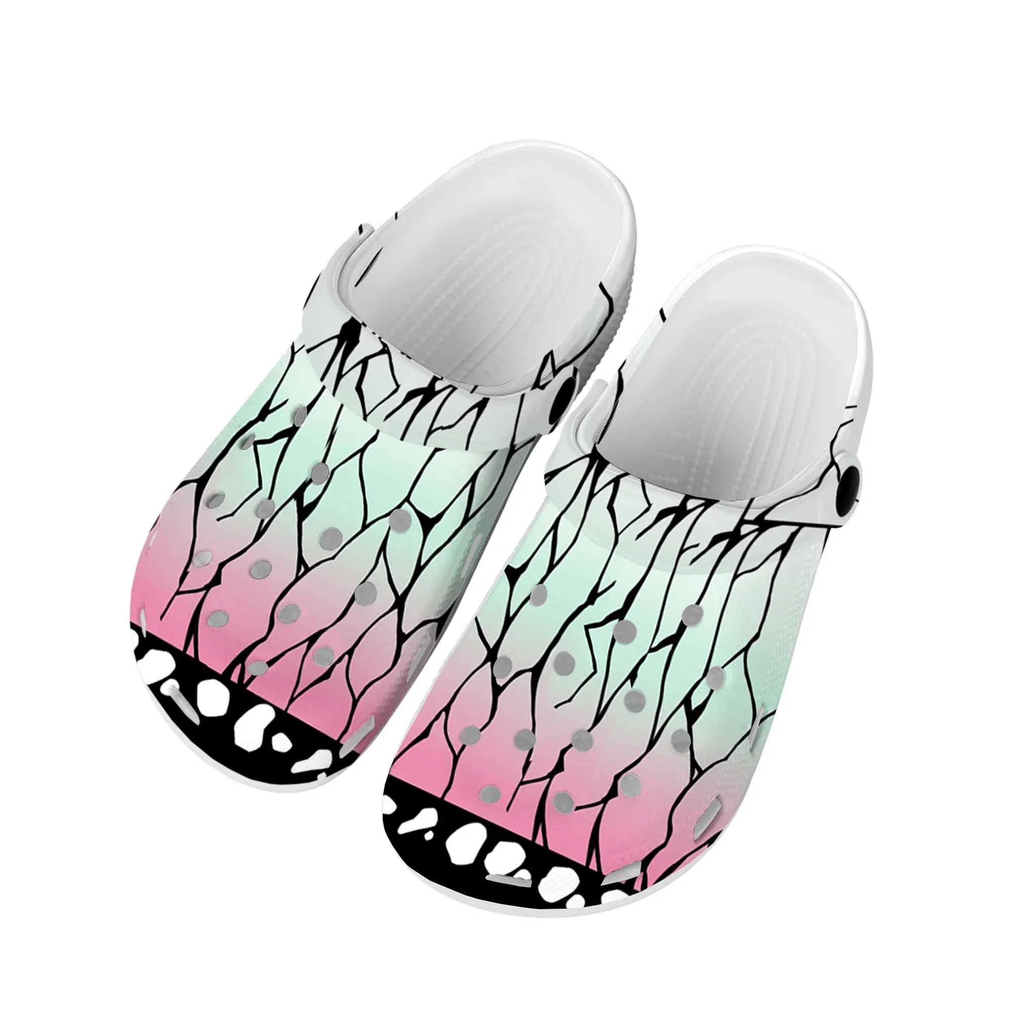 Demon Slayer Cosplay Custom Water Shoes, Nezuko, Tanjirou, Zenitsu Home Tamancos, Tamanco Personalizado, Homens, Mulheres, Adolescente, Tamanco De Jardim, Chinelos De Praia