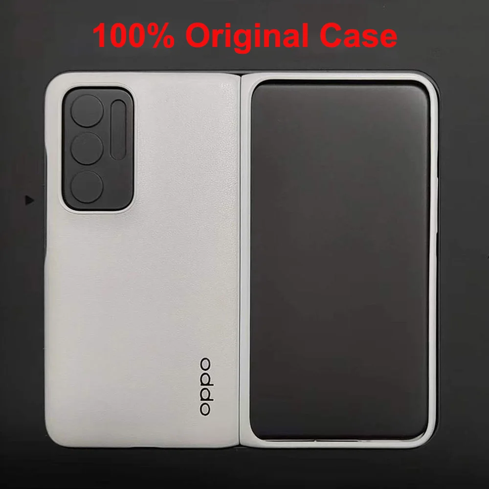 Original Fold Case For Oppo Find N Case For Find N 5G Flip Case Official Screen Protective Cover Peum00 Case For Oppo FindN