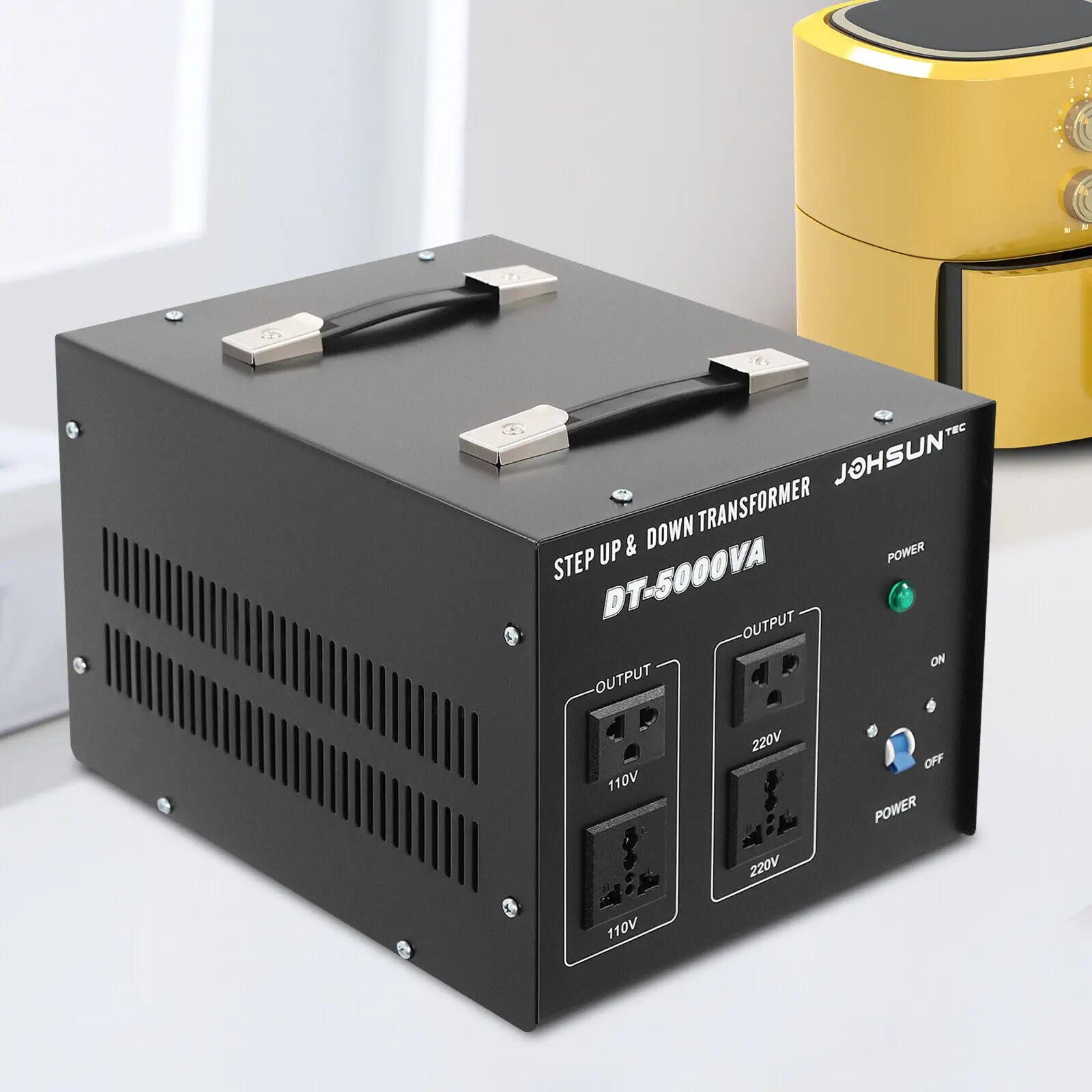 

5000W Watt Step Up/ Down Voltage Converter Transformer Heavy Duty 110V To 220V