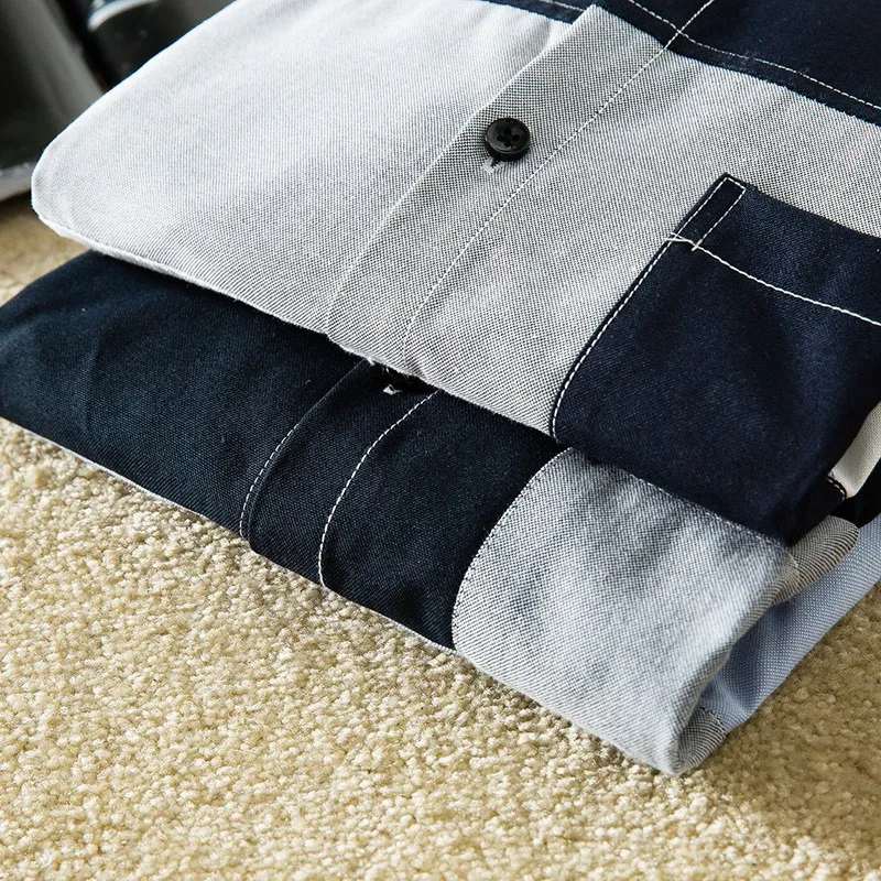 

Autumn New Sle Men's Korean Version Slim Fit Long Sve irt Casual Teenage Color Blo Men's Faionable Casual irt