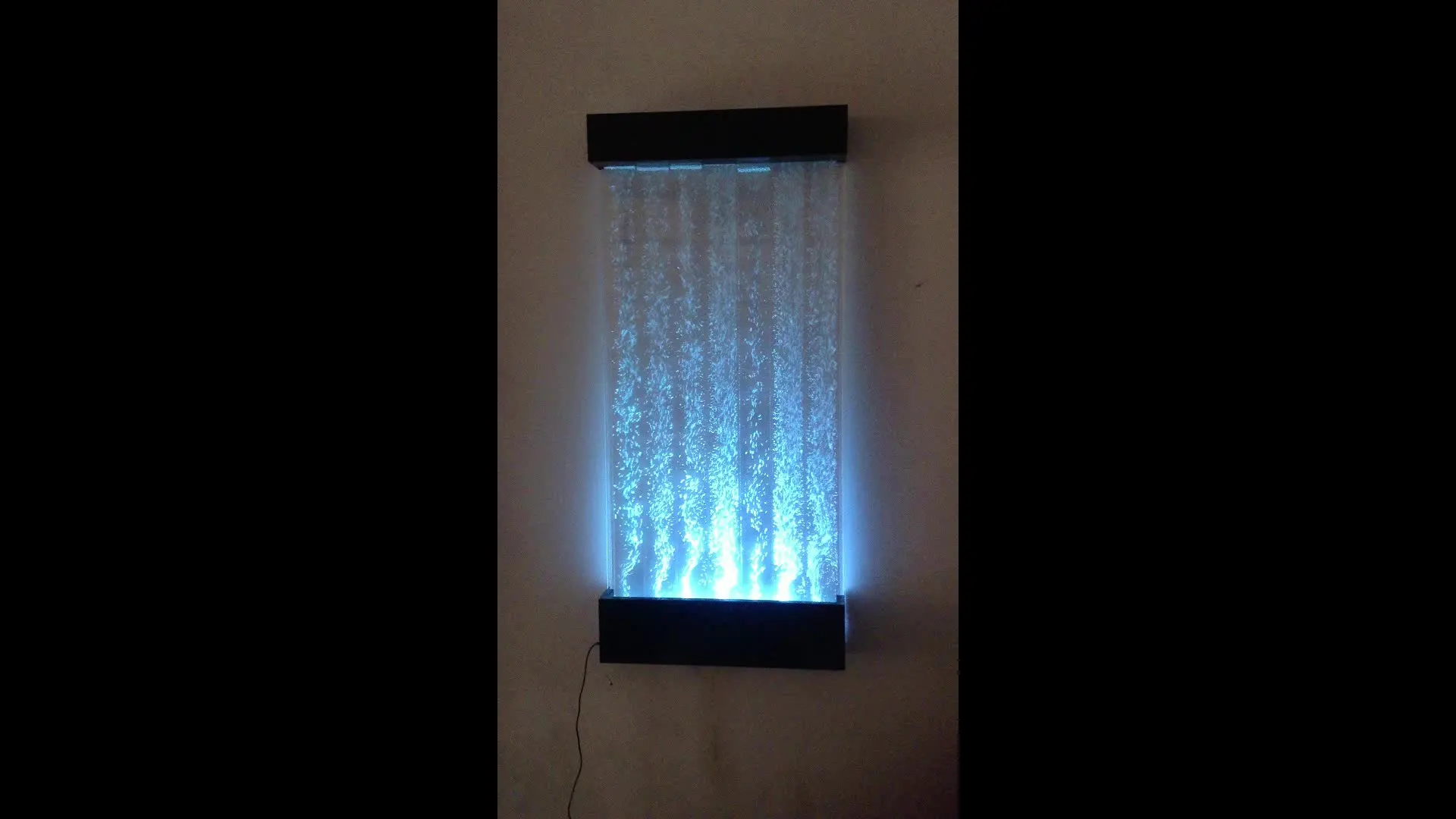 Hoge Kwaliteit Lichtgevende Water Panel Waterval Hangen Water Bubble Muur