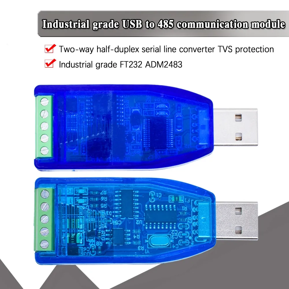 USB To RS485 422 CH340G FT232RL Industrial Converter Upgrade Protection Converter Compatibility Standard Connector Board Module