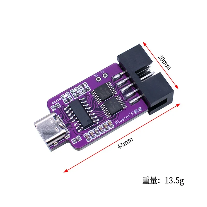 1.2v-3.3v type-c USB Blaster downloader For ALTERA CPLD/FPGA JTAG Altera Programmer for arduino