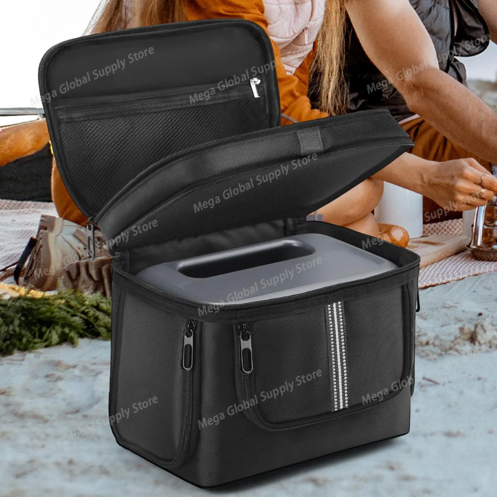 

Power Station Bag Shock-Proof Anti-Drop Organizer Protective Waterproof Cover For Travel Camping Backpacking RV Tailgating