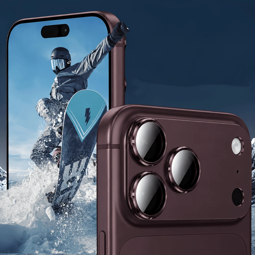 NNBILI 1Pcs Metal Glass Camera Lens Protector for iPhone 18 Pro 18 Pro Max 17 Pro 17Pro Max IPones Lens Cover Accessories