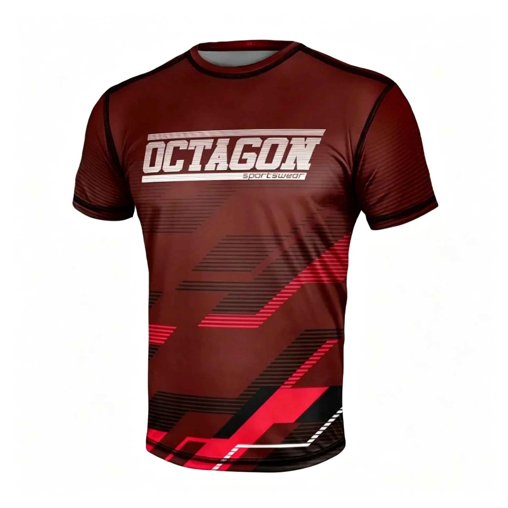 Octagon Rfa Mma Gym Workout Casual Summer Sport Training Women's Tshirt Unisex Tee Top Short Sleeve Quick Drying Men's T Shirt