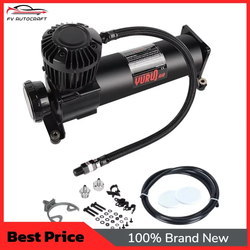 【2026】Motorcycle ATV Air Suspension Compressor Pump 12V Adjustable Ride Height Kit CE ISO RoHS