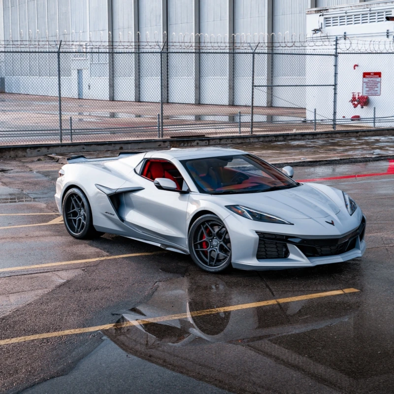 LSGZL  Cap Logo Customized Polished Forged Car Carbon Wheels 16~24inch Deep Lip  Concave Wheel C7 C8