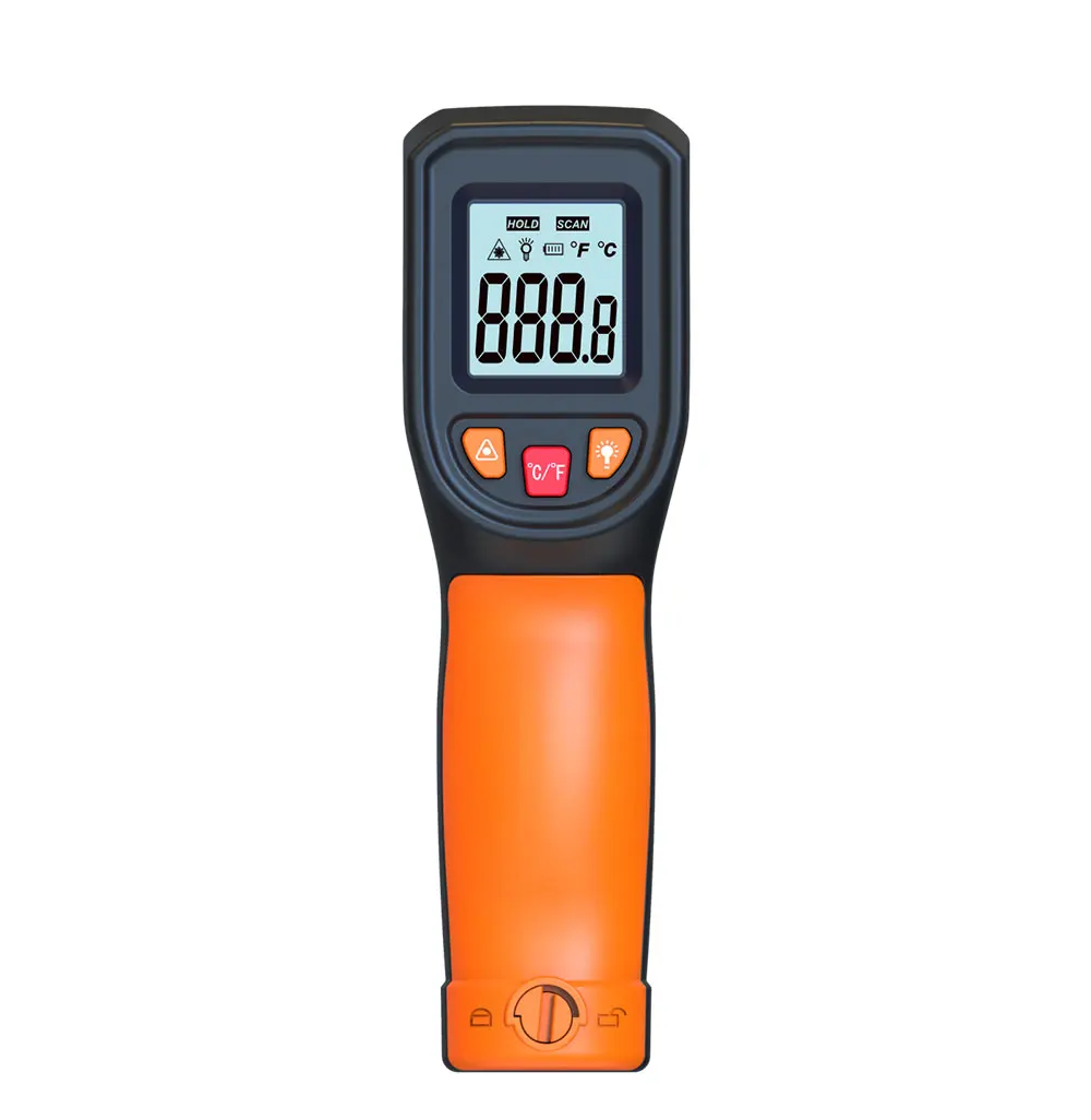 NJTY T600A T600 Digitales Infrarot-Thermometer -58 ° F bis 1112 ° F (-50 ℃ bis 600 ℃ Professionelle industrielle Laser-Temperaturmesspistole – Detail 16