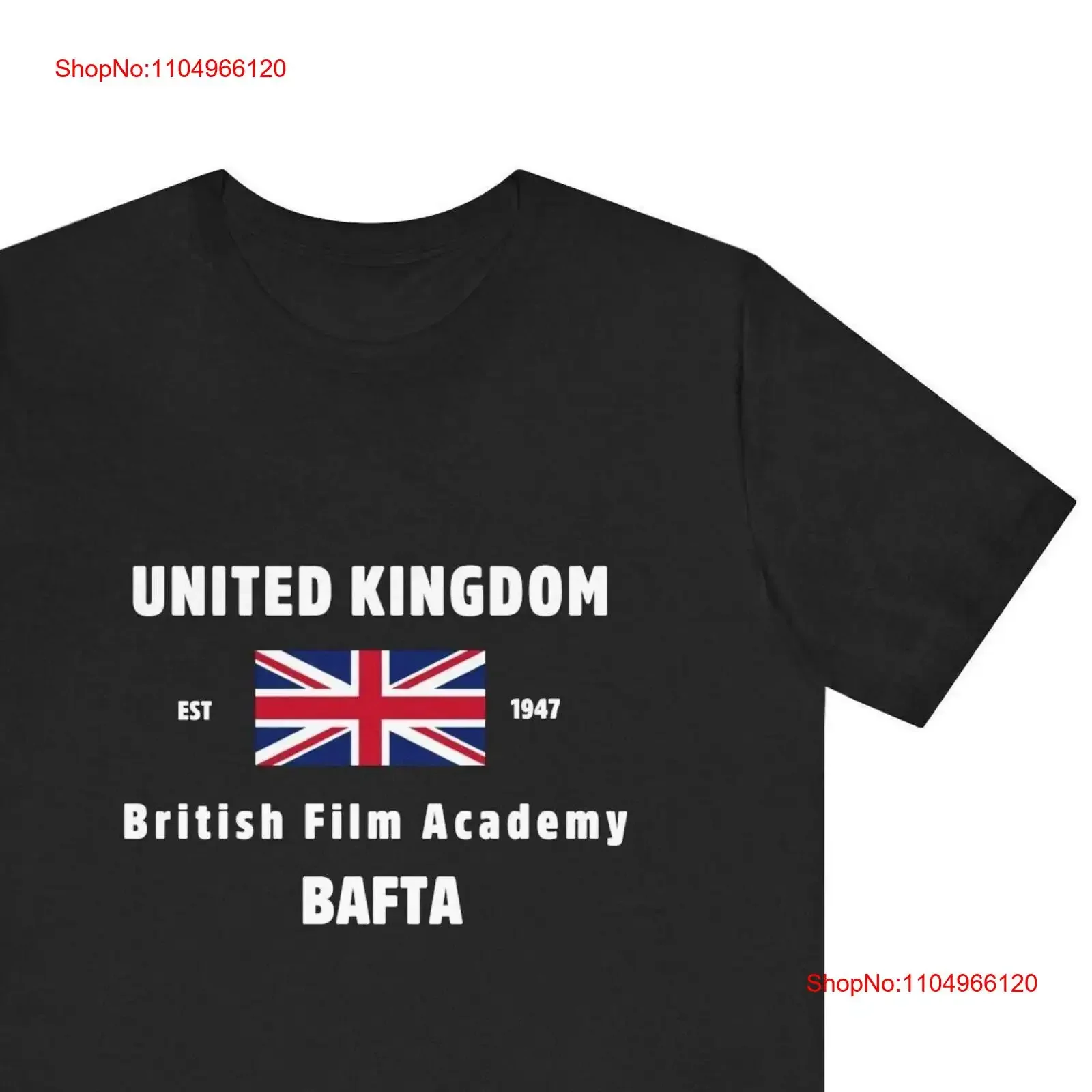 BAFTA Film emblématique t-shirt célébrer le cinéma britannique vintage lavé unisexe doux graphique mode polyvalent décontracté homme