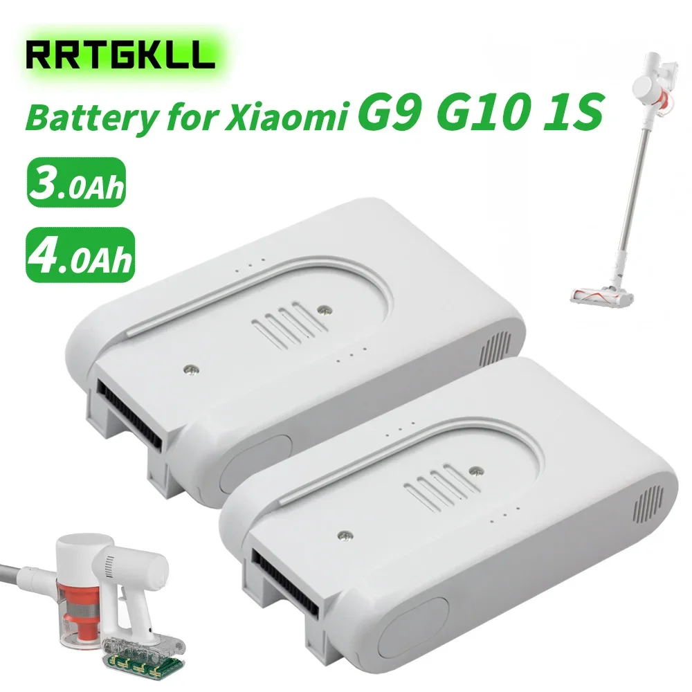 for Xiaomi Mijia G9 G10 1S DGDXT-7S1P-001 Wireless Vacuum Cleaner Sweeping Mopping Machine 3000mAh/4000mAh Replacement Battery