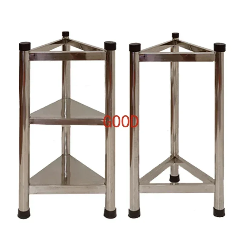 Thickened stainless steel cutting board rack Floor round vegetable pier rack