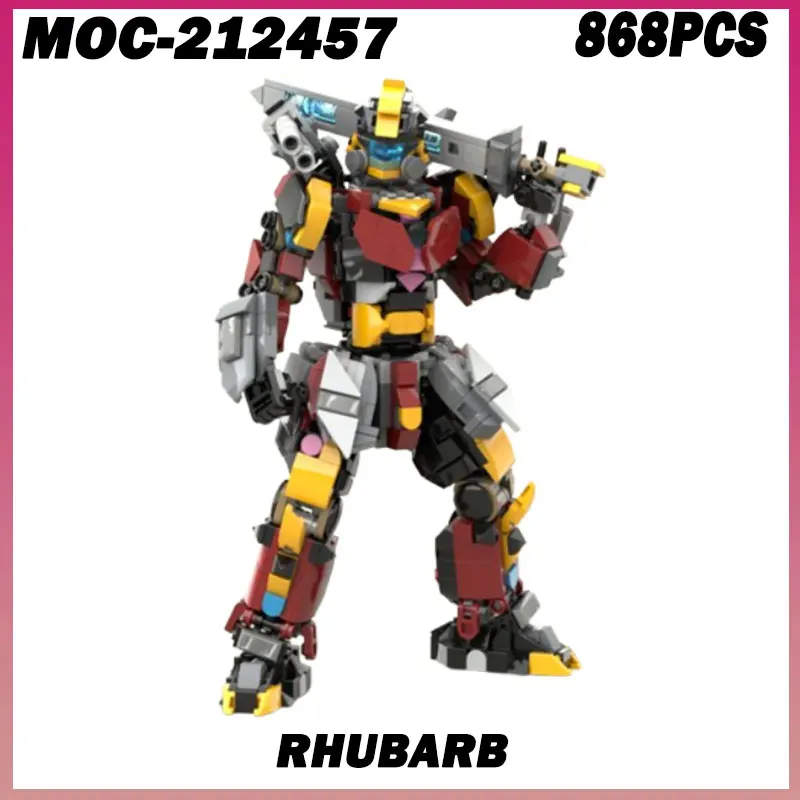 

868 шт. MOC- 212457 Модель «сделай сам» из ревеня Mech, сборка кирпичей, сложность, головоломки, игрушки, образование, дети, сборка частиц