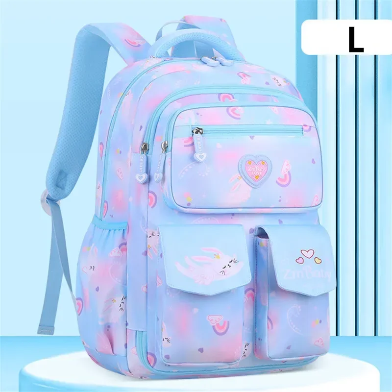 Mochila Kawaii Impermeável para meninas, Mochila Infantil Bonito para Estudantes do Ensino Fundamental, Mochila Criança