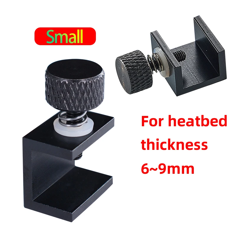 Ender 3 V2 Nhôm Có Thể Điều Chỉnh Giường Kính Heatbed Kẹp 3D Kẹp Giường Cho 3D Máy In Hợp Kim Ultimaker Điểm Nóng Xây Dựng Nền Tảng bình Giữ Nhiệt