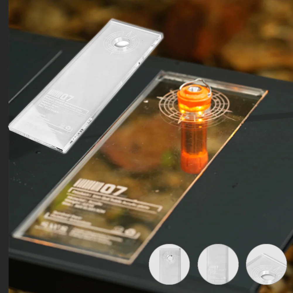 

0.5 Unit Clear Acrylic Board IGT Table Board for Goal Zero Light Camping Table Board Outdoor Table Board IGT Table Accessories