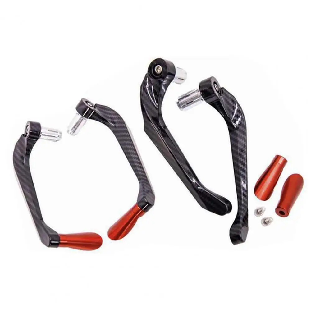 Aluminum Alloy Hand Guard Motorcycle Hand Guard Set with Aluminum Alloy Carbon Fiber Construction for Handlebar Brake Clutch