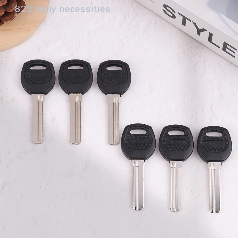 10Pcs Key Embryo AB Lock Security Door Key Blank Electric Door Lock Blank Fingerprint Lock Password Lock Blank Car Key Blanks