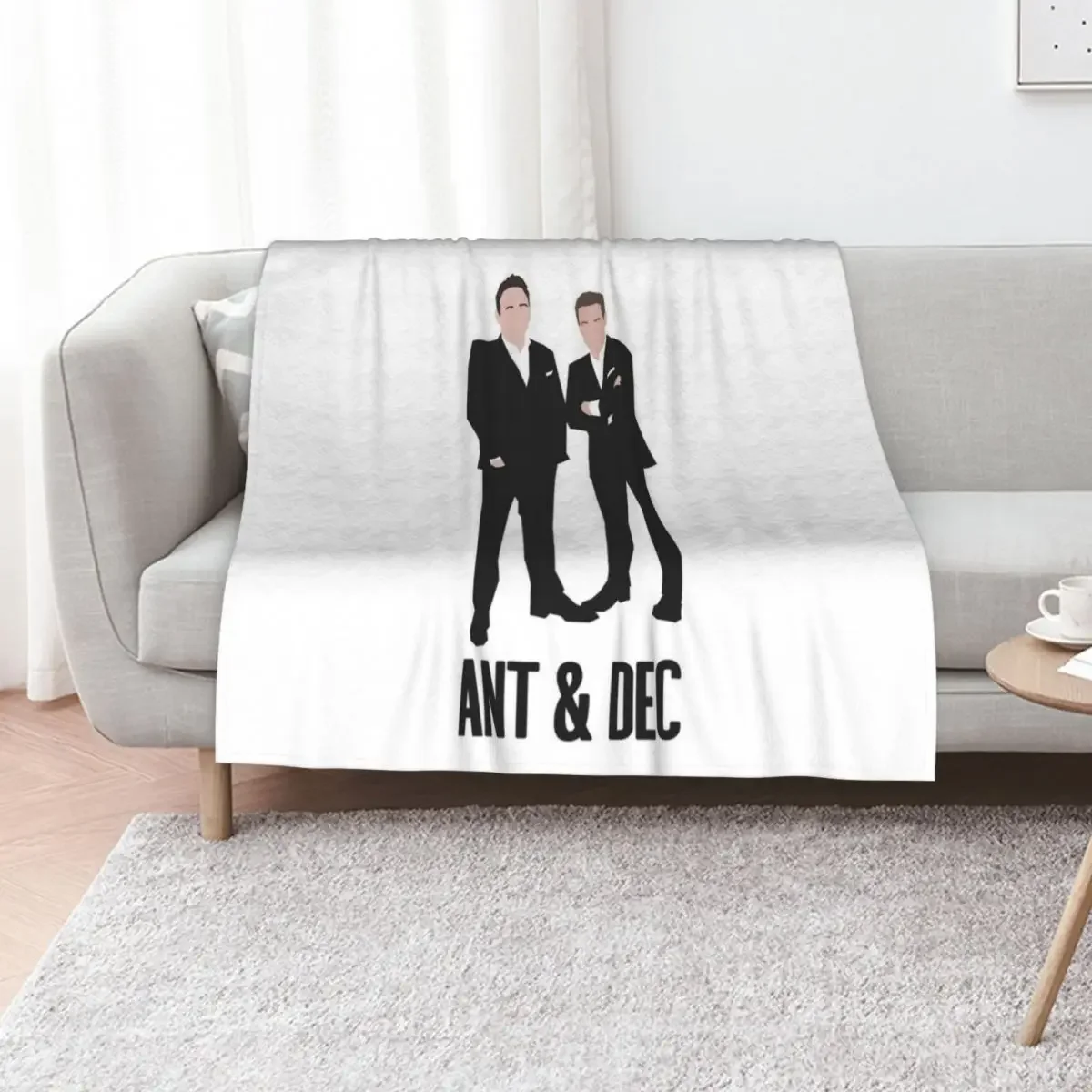 

And and Dec Artwork Throw Blanket Soft Beds wednesday Plush Flannels Blankets