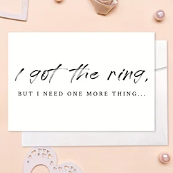 10pc I got the ring but I need one more thing, will you be my bridesmaid, wedding bridesmaid card greeting card to invite brides