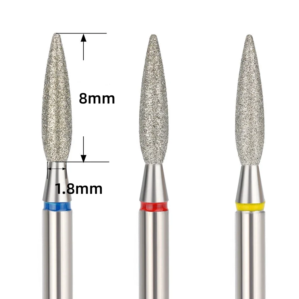 Punte per trapano per unghie rimuovi Gel acrilico per lucidare le unghie rimozione della cuticola strumenti per Manicure per Pedicure per lima per unghie trapano per uso domestico