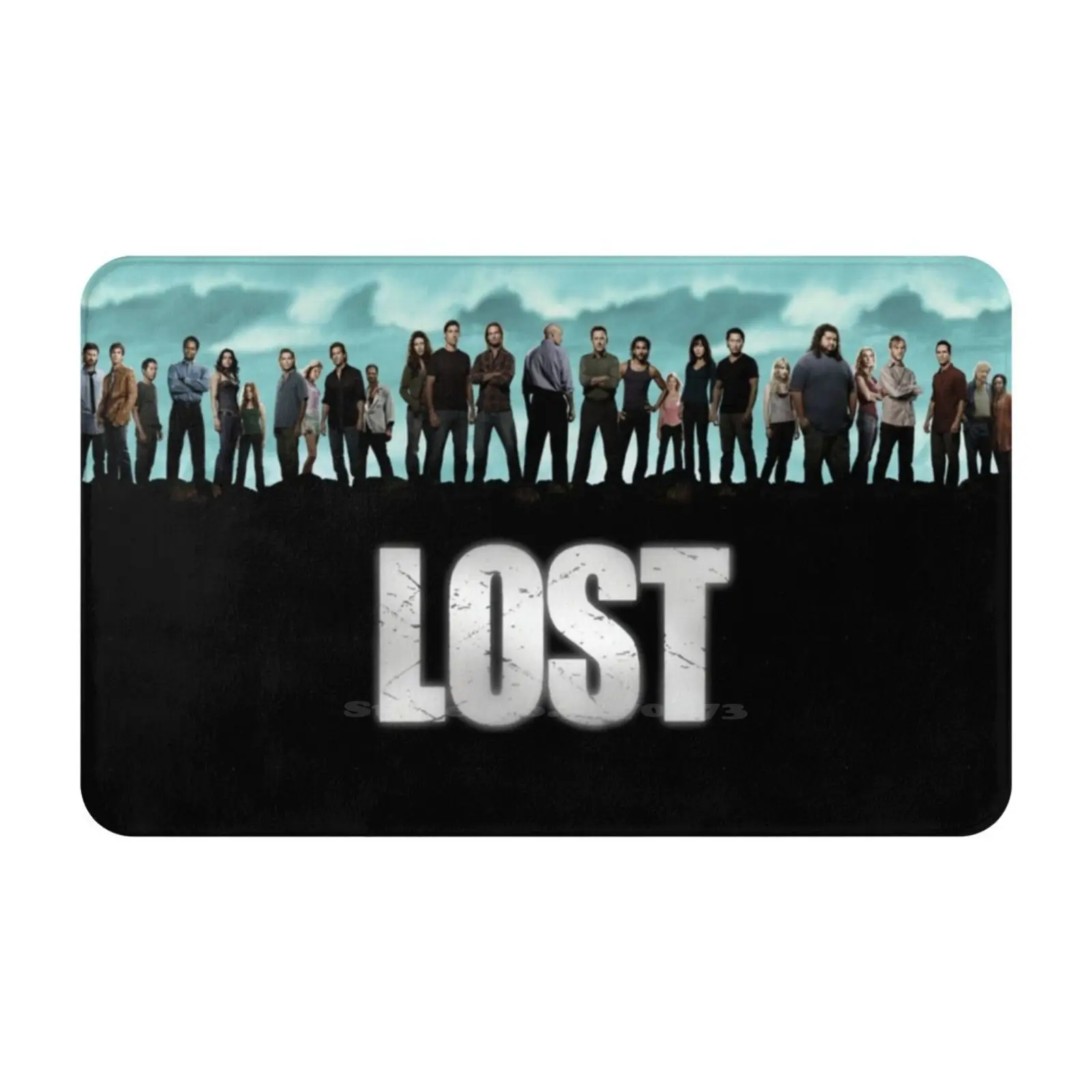 Lost Soft Cushion Car Home Carpet Door Mat Lost Tv Series Show Island Kate Sawyer Jack Boone Claire Charlie Shannon Jin Juliet