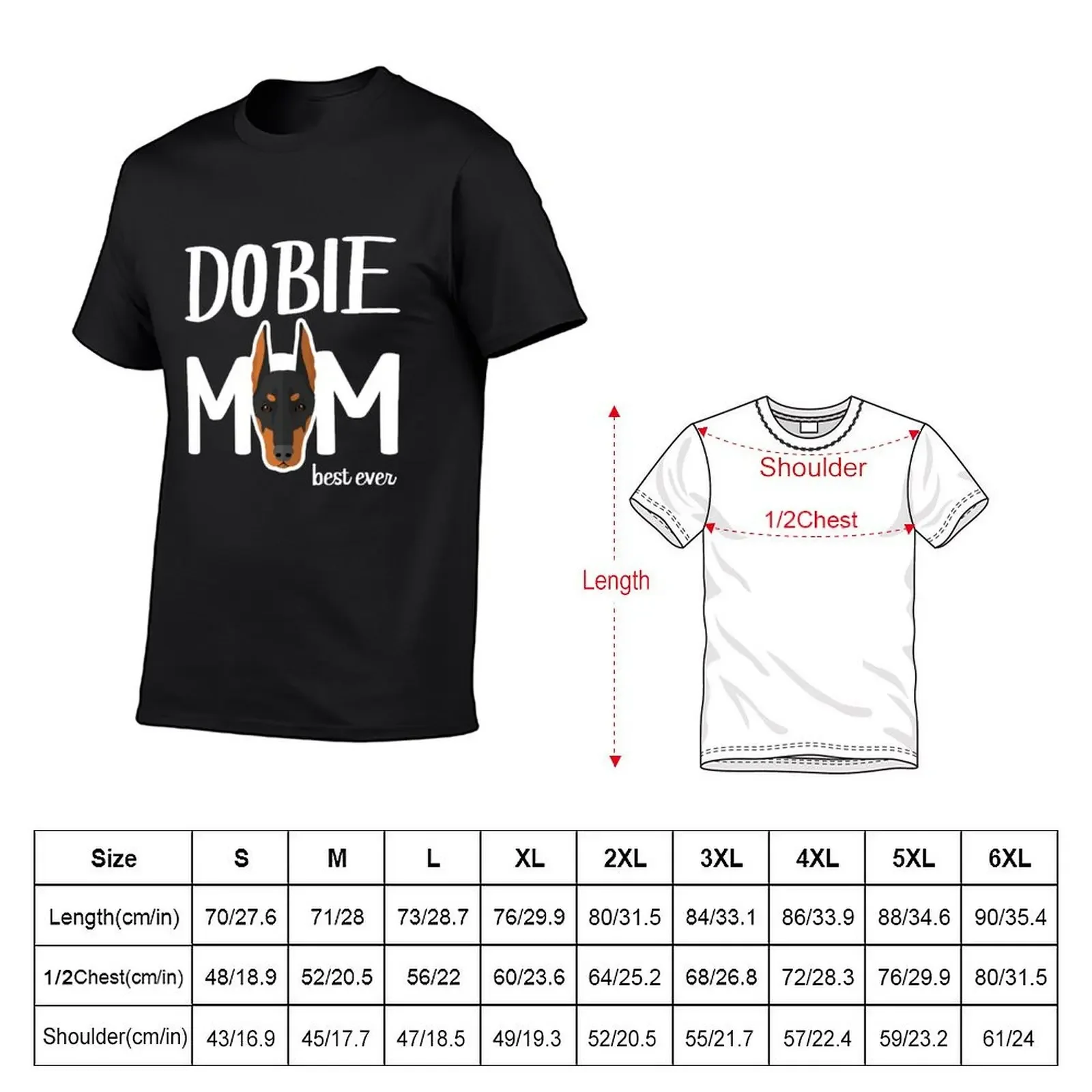 Dobie Mom - Doberman Lovers Gifts T-Shirt graphic tee shirt animal prinfor boys anime figures vintage t shirts men t shirt