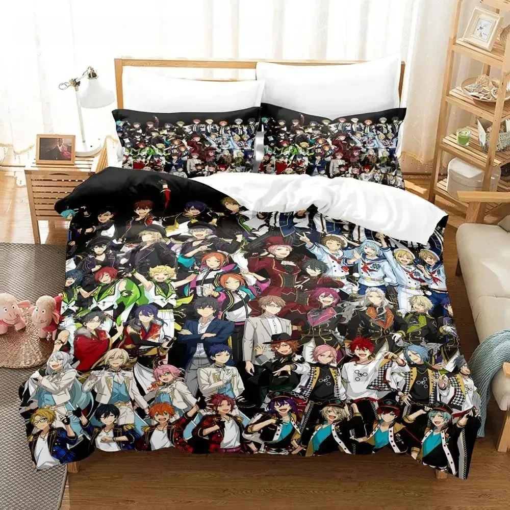 

Ensemble Stars Bedding Set For Bedroom Soft Modern Bedspreads Comefortable Kids Duvet Cover Quilt Cover And Pillowcase