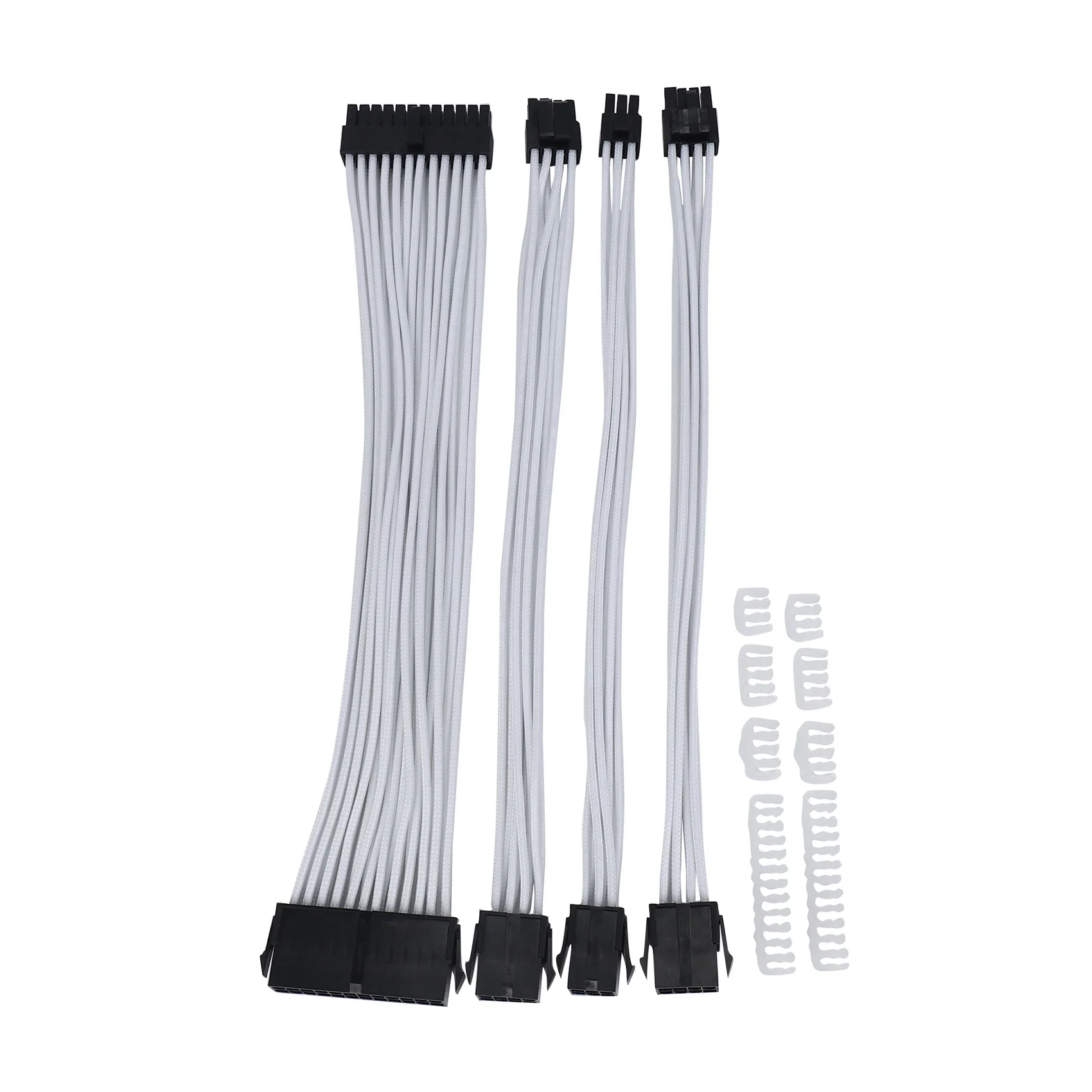 

Basic Extension Cable Kit; 1Pcs Atx 24Pin/Eps 4+4Pin/Pci-E 8Pin/Pci-E 6Pin Power Extension