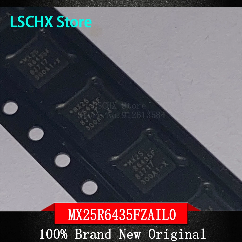 

5Pcs 100% New MX35LF1GE4AB-Z4I MX35LF1G24AD-Z4I MX25L3233FZNI-08G MX25R6435FZAIL0 MX25R6435F WSON-8
