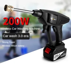 MKL-10 Huishoudelijke High-Power Lithiumbatterij Draagbare Draadloze Wasmachine Hogedruk Waterpistool Spuitmachine