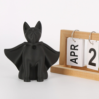 3D Printed Eco-friendly PLA Cloak Cat Ornament - Creative and Personalized Home Desktop Decoration