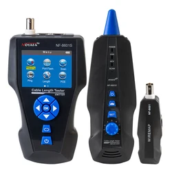 NOYAFA NF-8601S Tester kabli sieciowych Wielofunkcyjny TDR Długość z PoE/PING/Port Napięcie Wiremap Tracker Narzędzie diagnostyczne Detektor