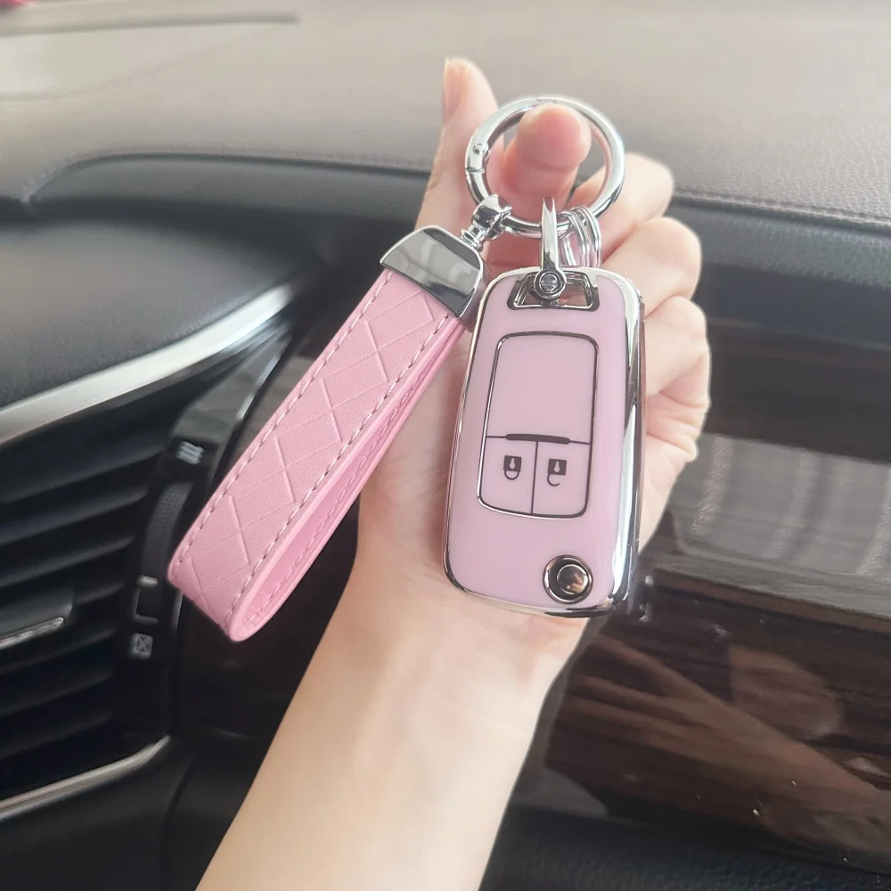 

Чехол для ключей с ремешком для ключей для Chevrolet Cruze Epica Lova Camaro Impala для Buick Opel Vauxhall Insignia Astra J Mokka