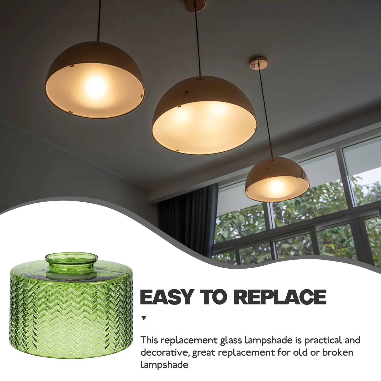 

Декоративный стеклянный абажур, сменный абажур для подвесного светильника, крышка потолочного светильника, абажур для голой лампы