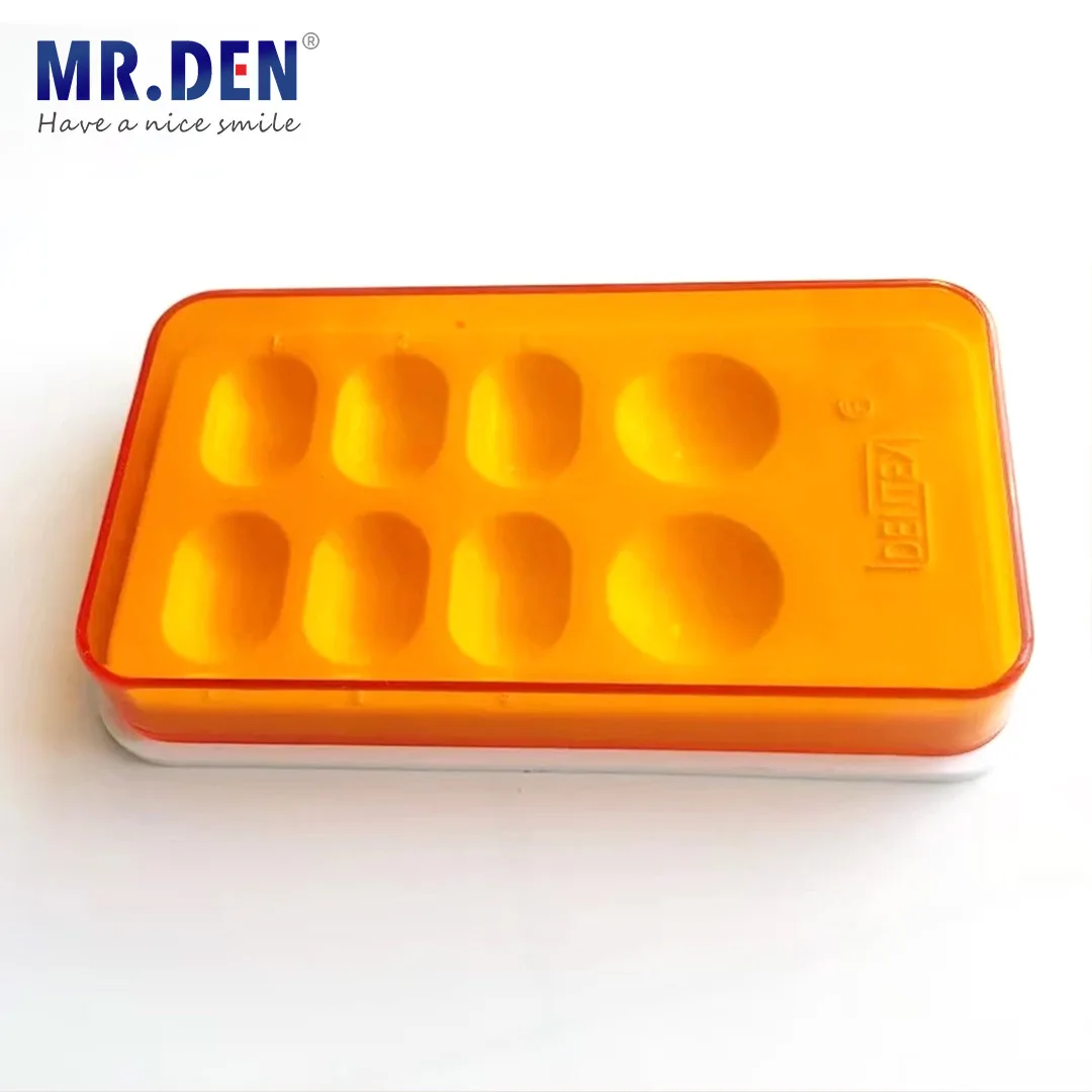 Dental Materials Aesthetic Resin Shading Box Mixing Resin Placement Box with Light Shielding Box Teeth Shading Light Storage Box