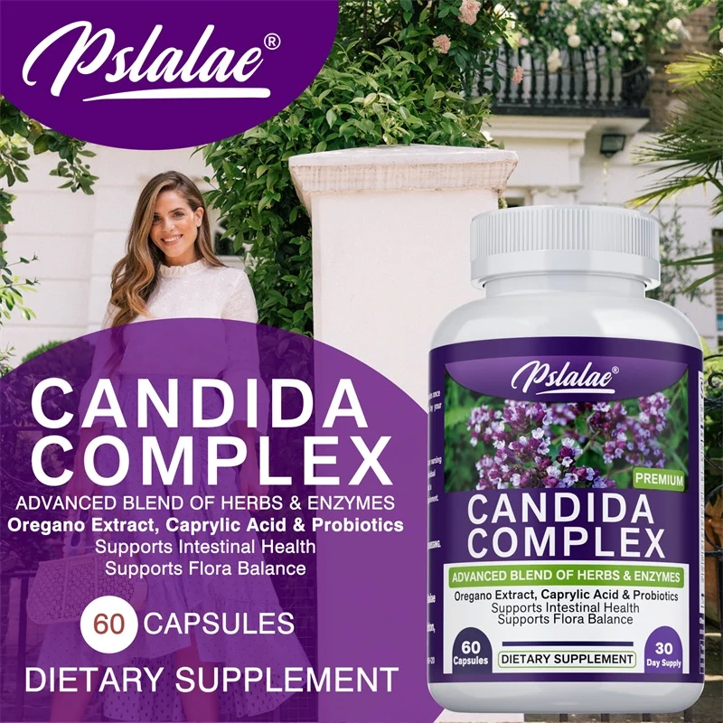 

Candida Complex - Oregano Leaf Extract for Better Digestion, Gut Cleansing and Immunity, Improves MetabolismCapsule