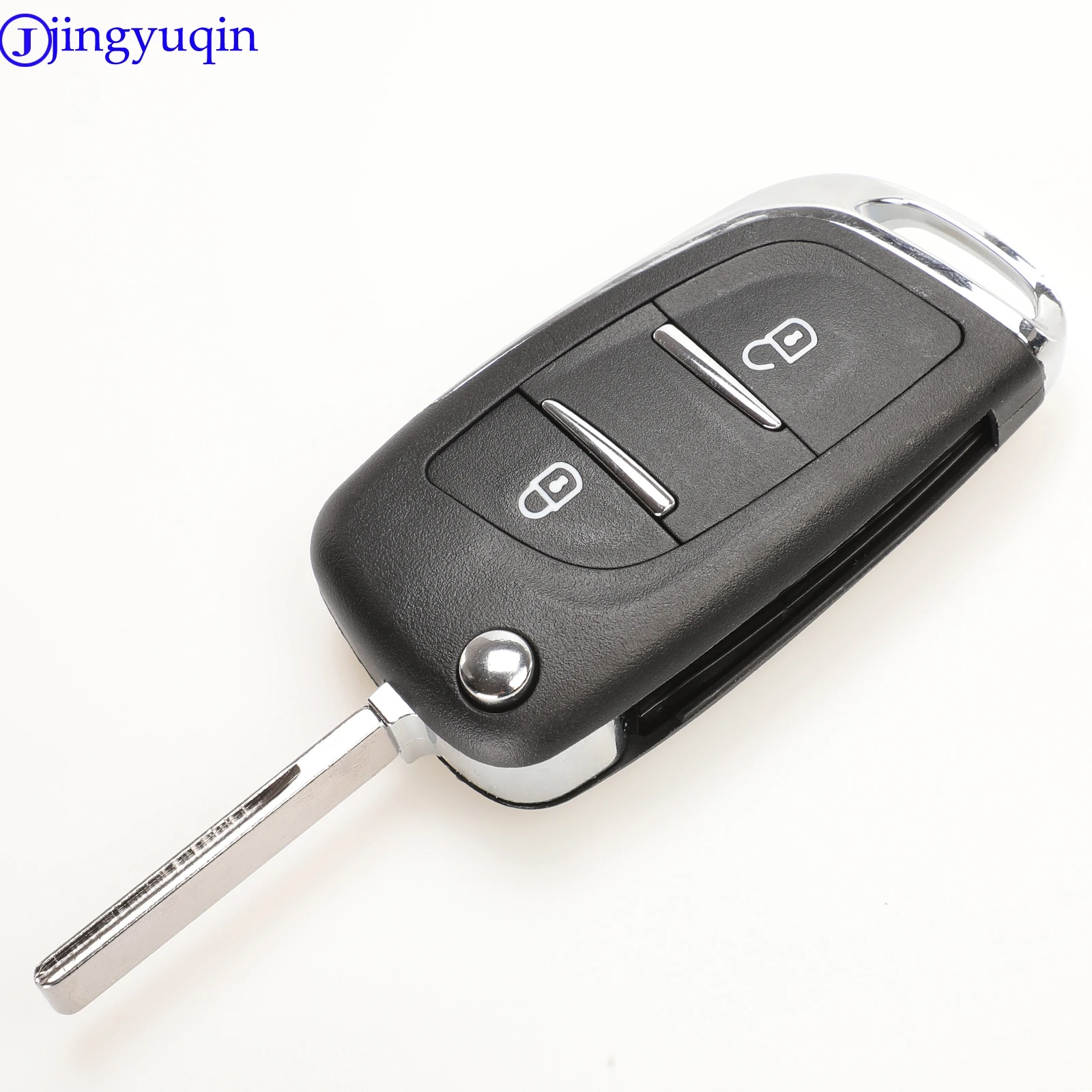 jingyuqin CE0536 Modified Flip Remote Key Shell For Peugeot 307 408 308 for Citroen C-Triomphe C-Quatre C3 C4L C5