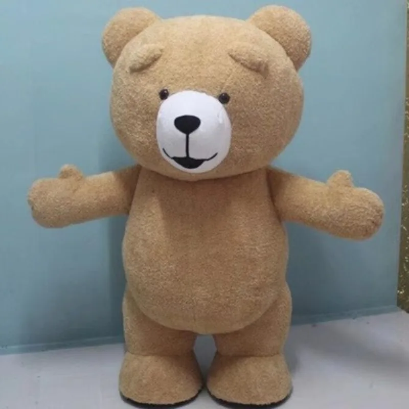 2-2.6 متر نفخ أمريكا الدب تيدي بير التميمة تأثيري حلي حفل الإعلان فستان بتصميم حالم أنيمي عرض مسرحي الدعامة