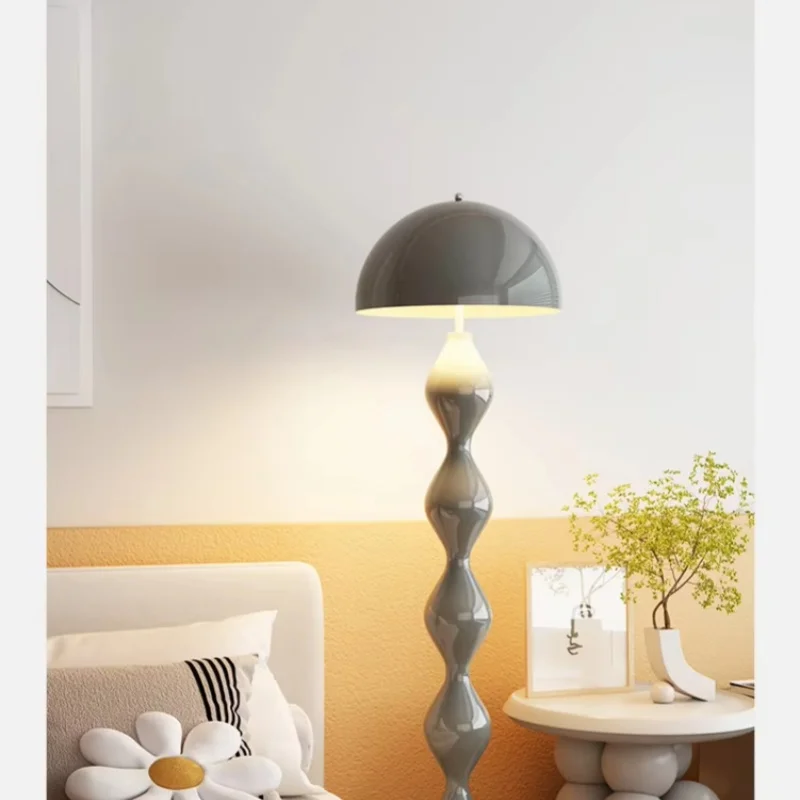 Nordic Creative Colorful Mushroom LED Floor Lamp Living Room Sofa Bedroom Bedhead Hotel Designer Light Home Lighting Decor