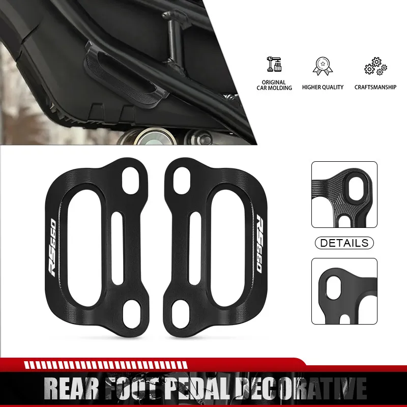 

newlest Accessories For RSV4 RS660 tuonov4 tuono660 tuonov4 1100/factory Motorcycle Modified Rear Footrest Pedal Remove Cover