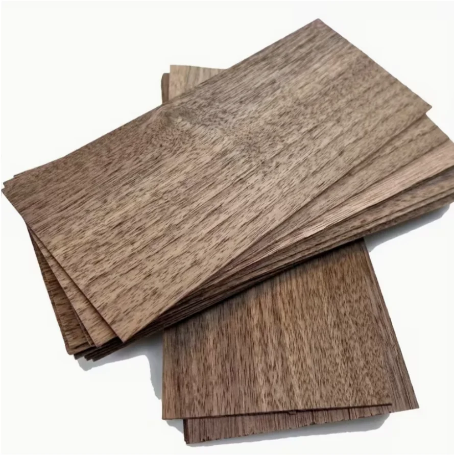 10pcs/Pack Length: 180Mm Width: 80Mm Thickness: 1Mm North American Natural Solid Black Walnut Wood Chips DIY Handmade Bookmarks