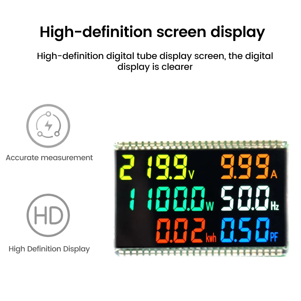 ZFX-P3010 Power Meter Tuya WiFi Intelligent Energy Meter Voltage Current and Power Meter Multifunctional Digital Monitor AC 220V