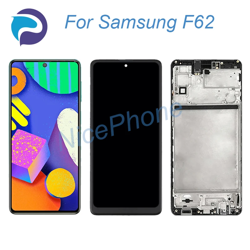 For Samsung F62 LCD Screen + Touch Digitizer Display 2400*1080 SM-E625F, SM-E625F/DS F62 LCD Screen Display