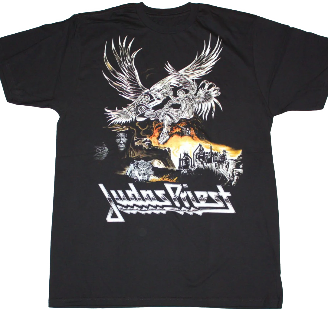 Judas Priest Metal Works 1973-1993 New Black T-Shirt