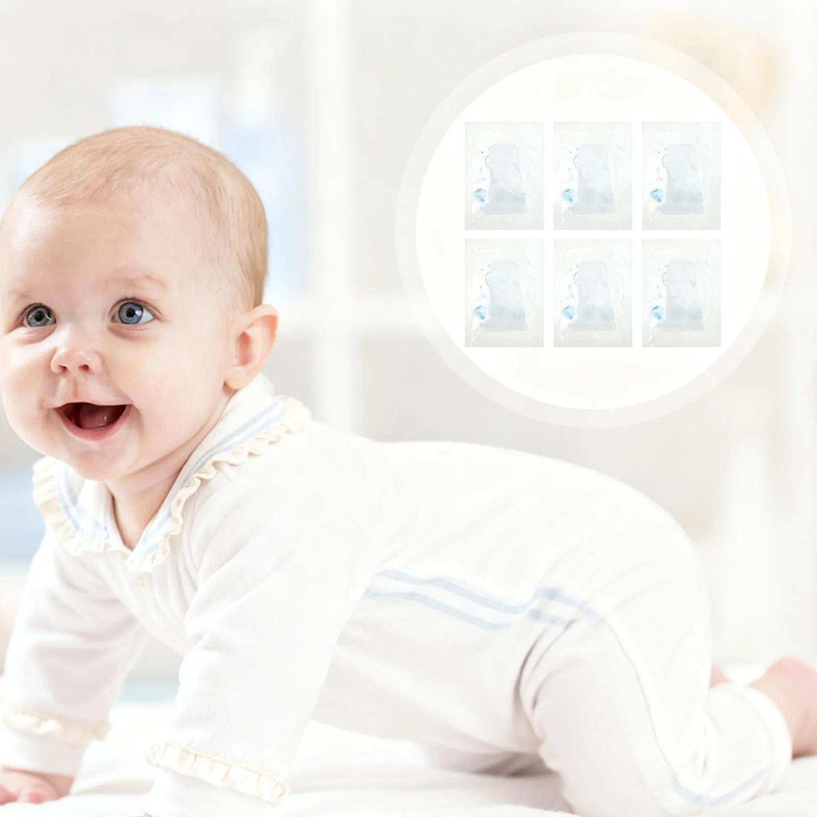 

30Pcs Infant Finger Toothbrushes Gauze Baby Mouth Cleaners Soft Newborn Oral Care Tools Reusable Easy to Use Portable Design