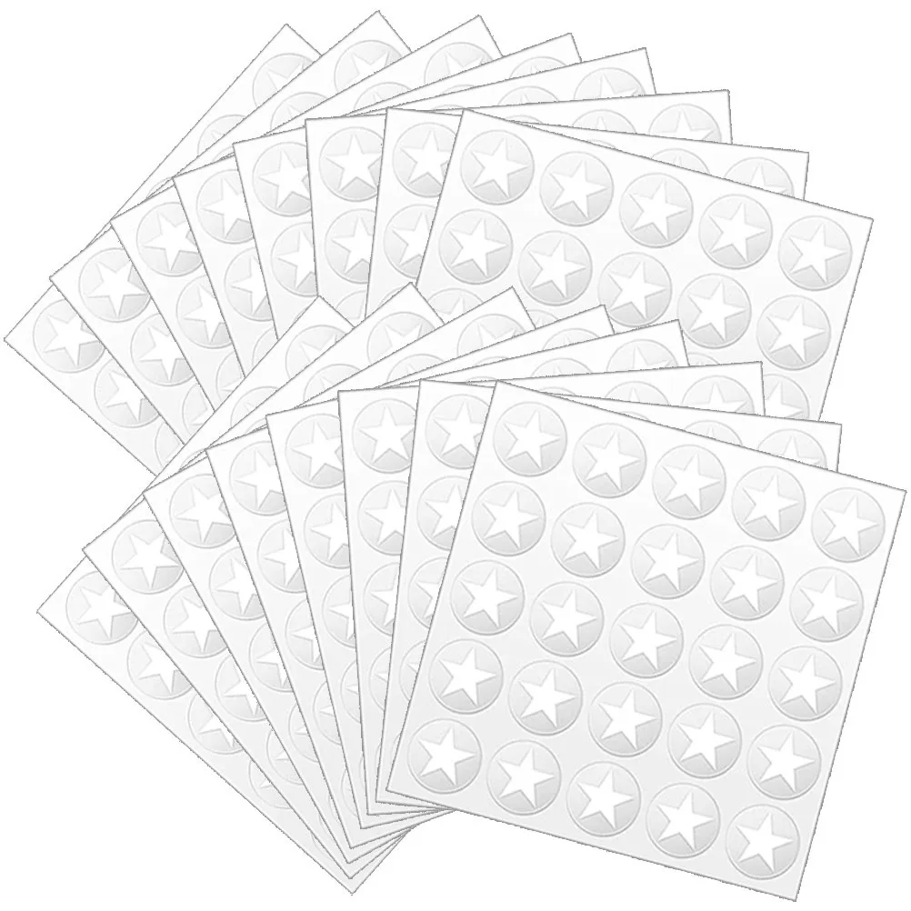 

20 Sheets Star Stickers for Football Baseball Softball Practice Competitions Sports Decals Baseball Hat Stickers