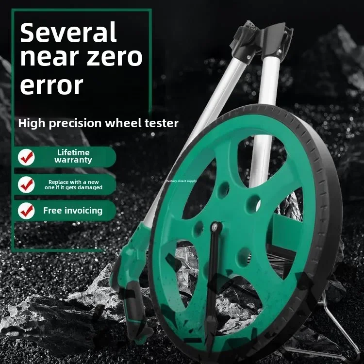 Stable Hand Pushed Distance Measuring Instrument Roller Type Distance Measuring Wheel Electronic Digital Display High-precision