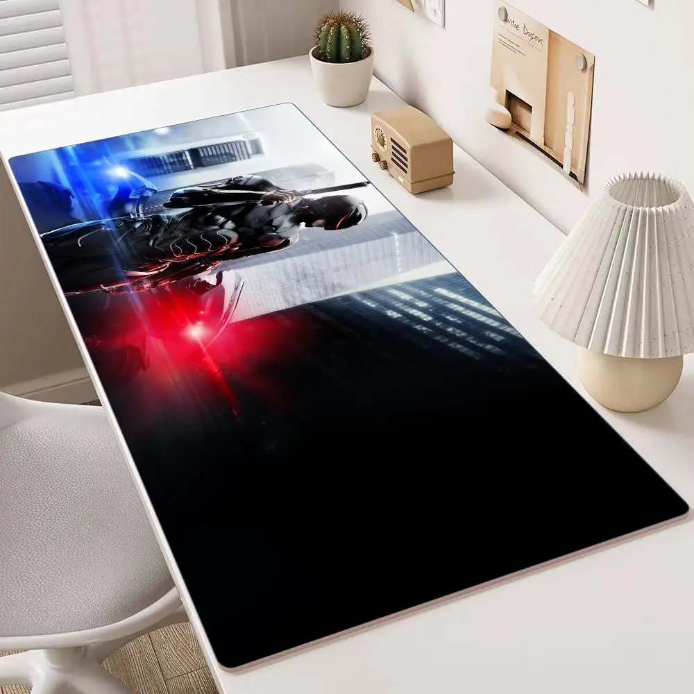 

Movie Robocop Mouse Pad Multiple Sizes Large Square Computer Office Game Table Mats Rubber Anti-slip Mousepads