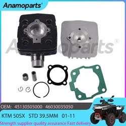 STD 39.5MM Motorcycle cylinder piston gasket Rebuild Overhaul Kit for 2001-2011 KTM 50 SX50 KTM50 50CC CC 45130505000 4513053